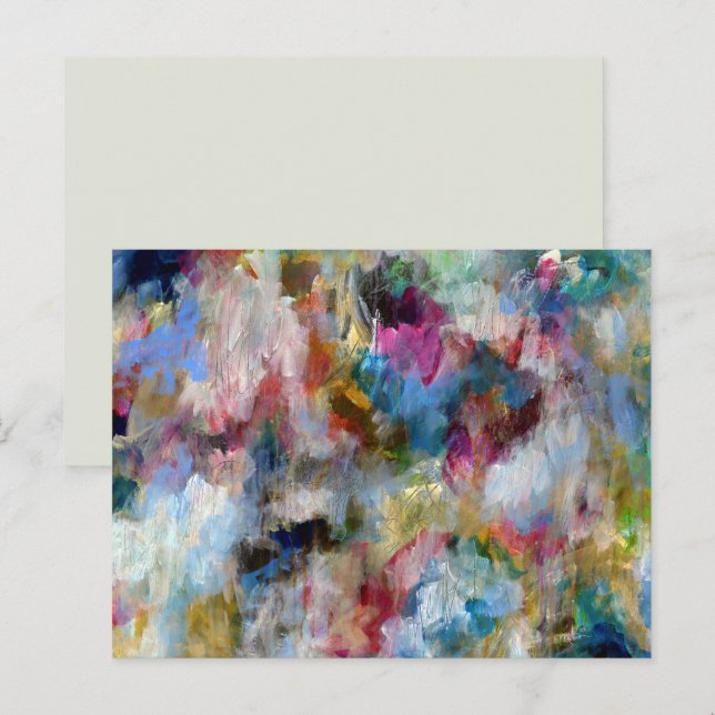 Bella Artes de plantilla postal original Stormy Sk (Anverso / Reverso)