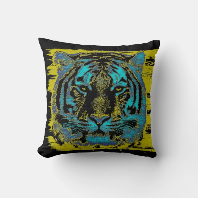 Bella Artes de tigres - almohada (Anverso)
