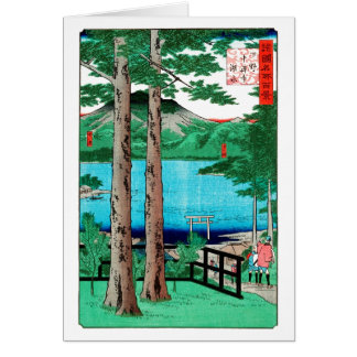 Bella Artes japonés del lago Hiroshige de Chuzenji