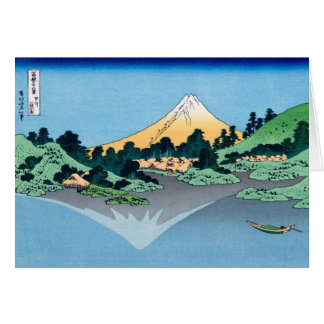 Bella Artes japonés del lago Kawaguchi Hokusai