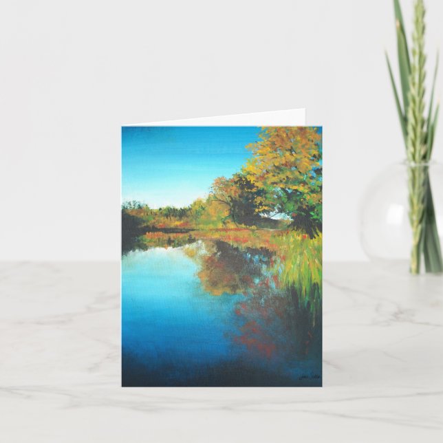 Bella Artes paisajístico de los ríos Trees Caídos (Anverso)
