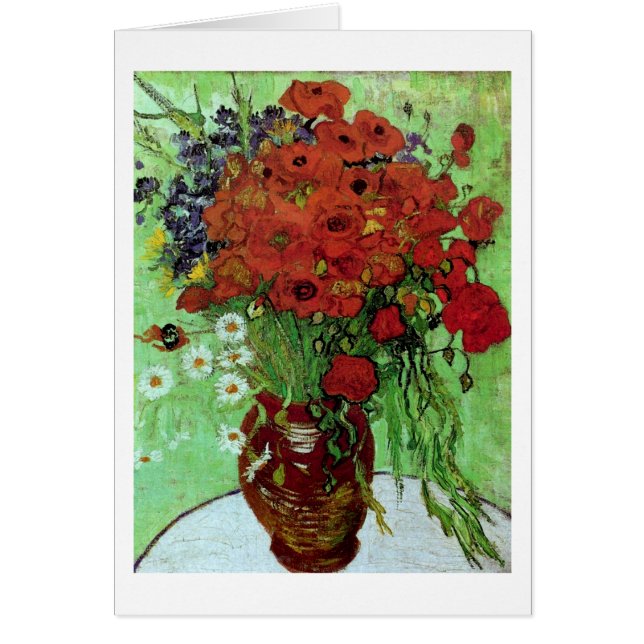 Bella Artes Van Gogh de Red Poppies & Daisies (F28 (Frente)