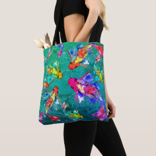 Bella bolsa de Koi Fish Pond Tote