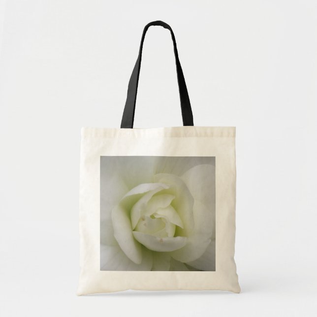 Bella bolsa de tocador blanca de carnación (Frente)