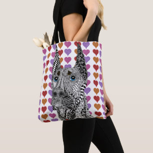 Bella bolsa de tocador Doberman Pinscher