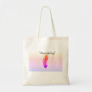 "Bella Bolsa de Tote de Feather Shoulder - Elegant