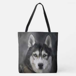Bella bolsa Siberian Husky Tote