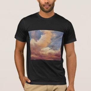Bella + camiseta con nubes dramáticas