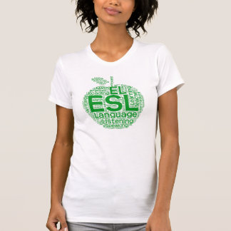 Bella Canvas de ESL para mujeres camiseta de finas