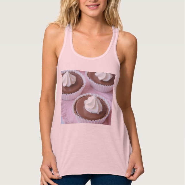 Bella+Canvas Flowy Racerback Tank Top (Anverso)