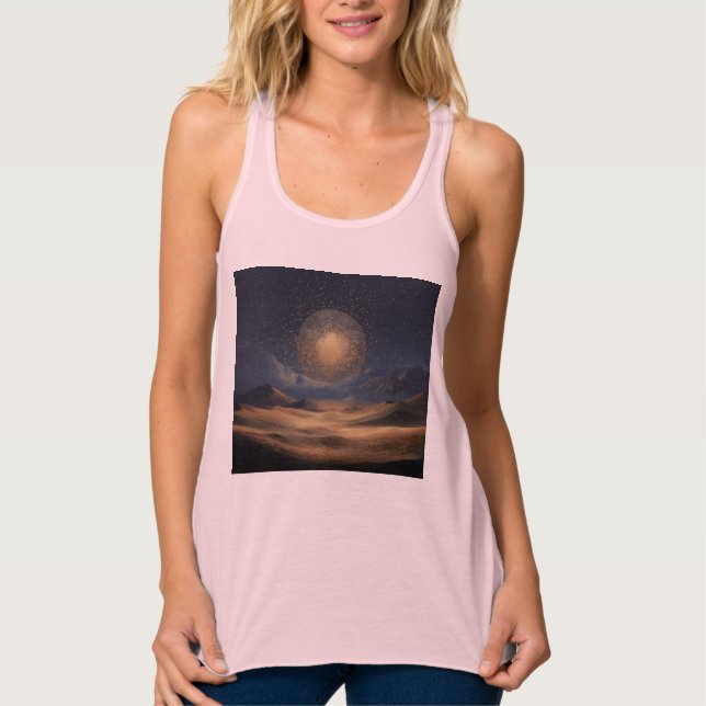 Bella+Canvas Flowy Racerback Tank Top (Anverso)