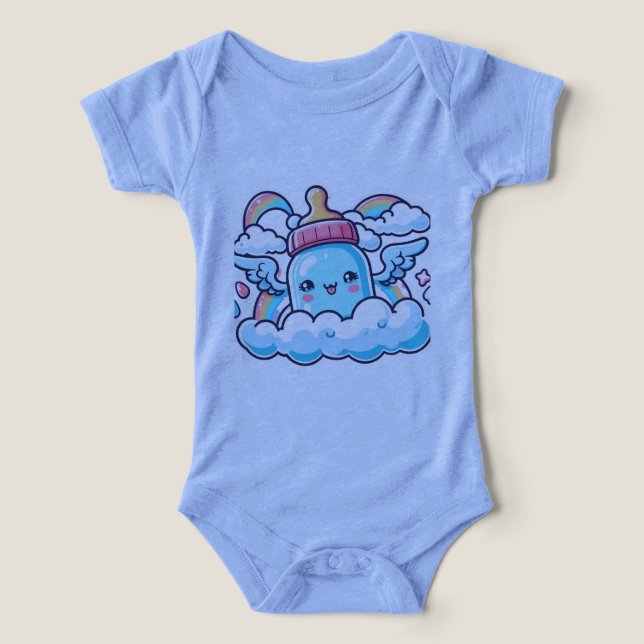 Bella+Canvas Infantil Tri-fusionar Una Pieza (Diseño delantero )