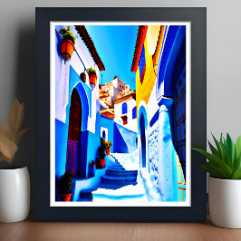 Bella Chefchaouen Arte Pop de Ciudad Azul Marroquí