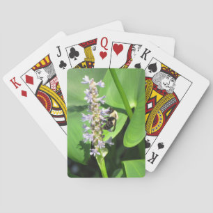 Bella cubierta de abejas para jugar cartas