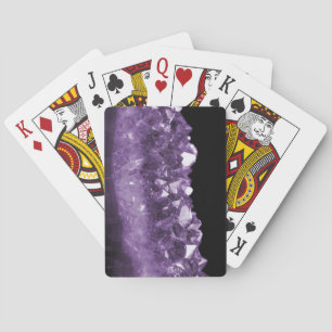 Bella cubierta de cristal para jugar cartas