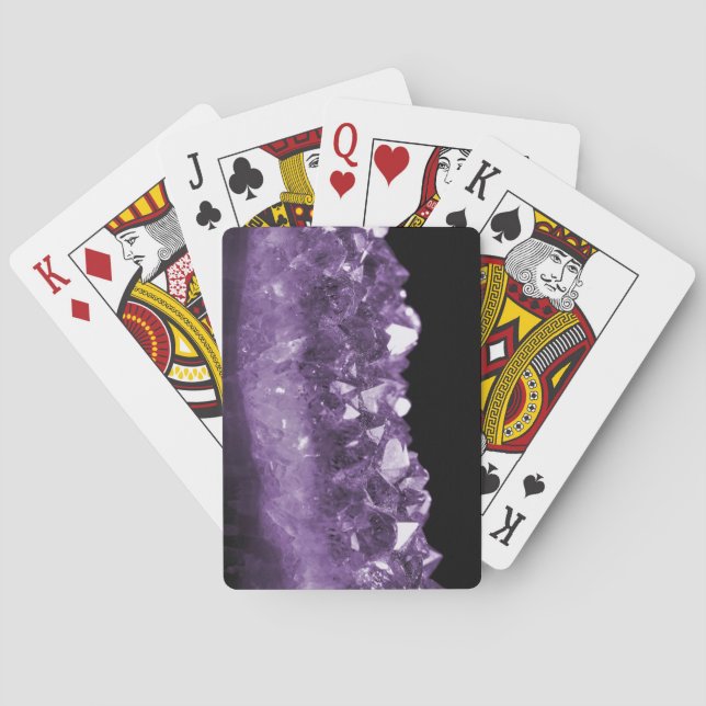 Bella cubierta de cristal para jugar cartas (Reverso)