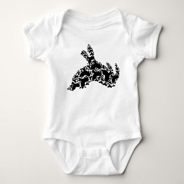 Bella de las mujeres Multi-Nudibranch 3/4 camiseta (Anverso)