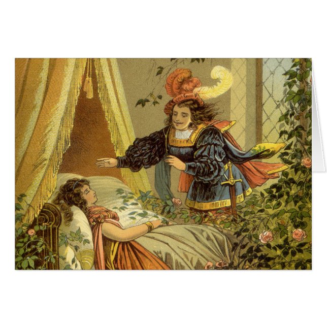 Bella Durmiente Vintage, Cuentos de Hadas Victoria (Anverso (Horizontal))
