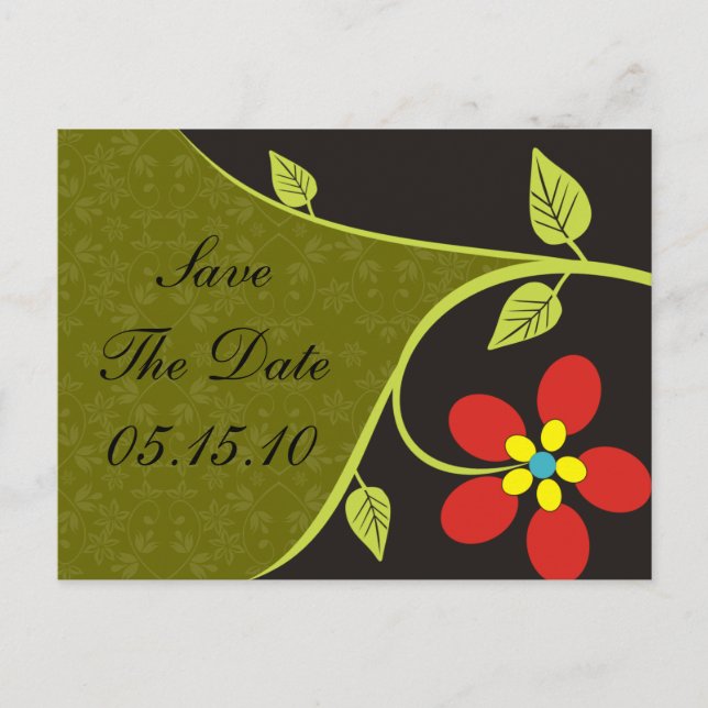 Bella Flora Guardar las postales de fecha (Anverso)