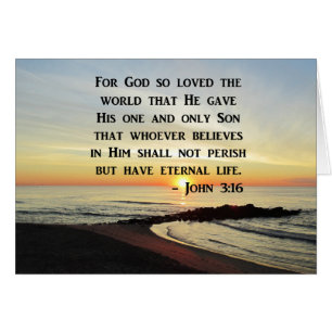 BELLA FOTO DE JOHN 3:16 SCRIPTURE SUNRISE