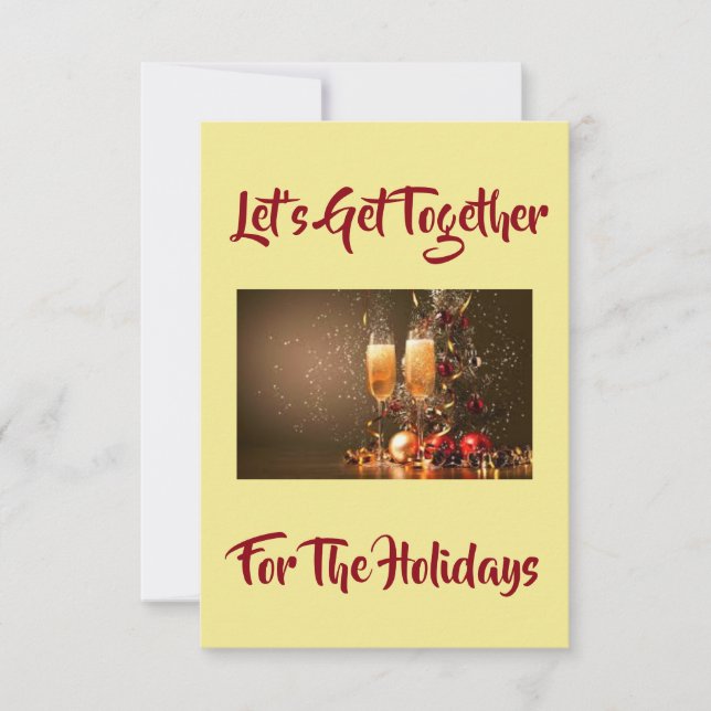 BELLA INVITACIÓN DE LA NAVIDAD (Anverso)