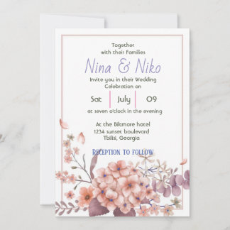 bella invitación floral