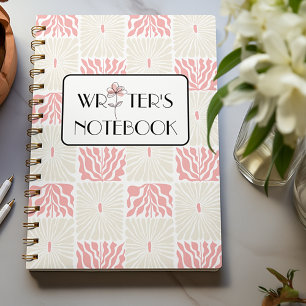 Bella libreta de notas de escritor