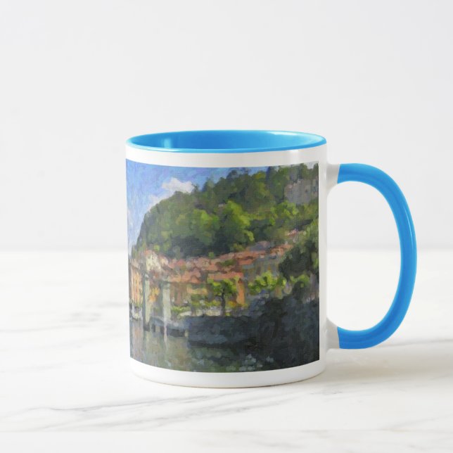 Bellagio, lago Como, taza de Italia (Derecha)