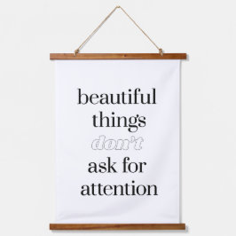 Bellas Cosas Hermosas Madera Topada Tapiz de Muros