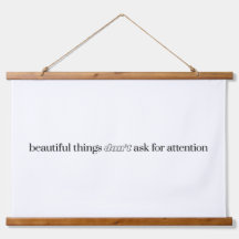 Bellas Cosas Hermosas Madera Topada Tapiz de Muros