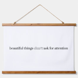 Bellas Cosas Hermosas Madera Topada Tapiz de Muros