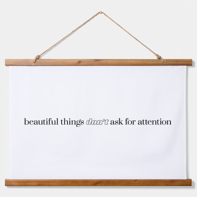 Bellas Cosas Hermosas Madera Topada Tapiz de Muros (Anverso )