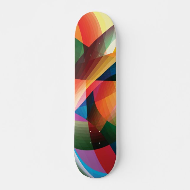 Bellas formas abstractas Skateboard (Anverso )