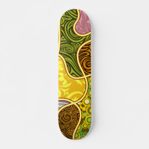 Bellas formas abstractas Skateboard