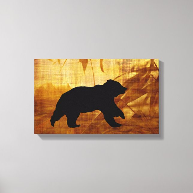 Bellas obras de arte de Silhouette Bear (Anverso)