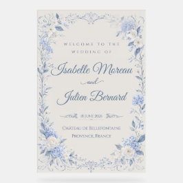 Bellefontaine – Señal Acrílica Azul Francés