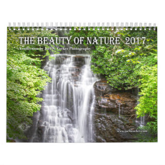 Belleza 2017 del calendario de la fotografía de la
