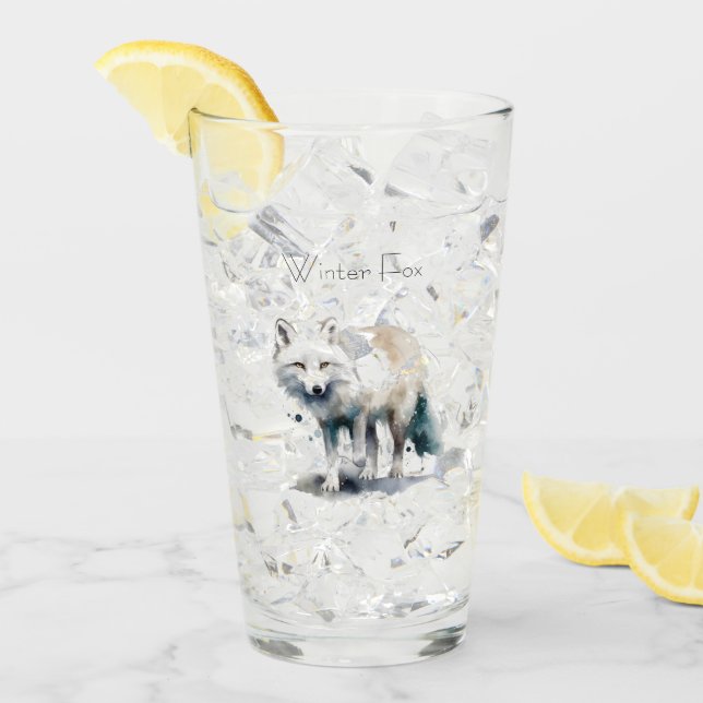 Belleza ártica: personalizado de Winter Fox (Anverso (hielo))