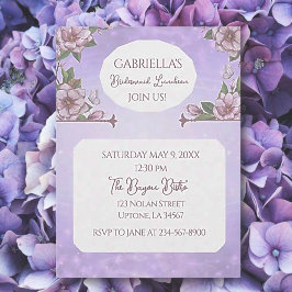 ¡Belleza BOHO! Invitación plana para almuerzo de d