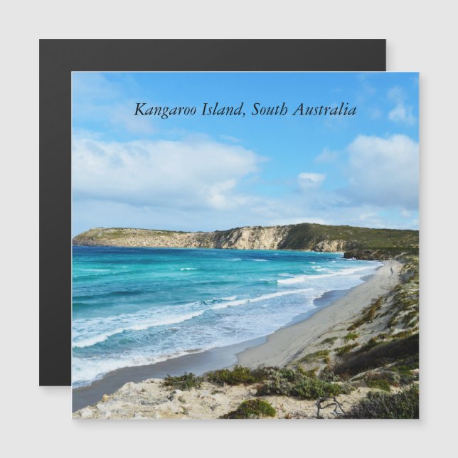 "Belleza capturada: Isla de Kangaroo, línea coster (Anverso/Reverso)