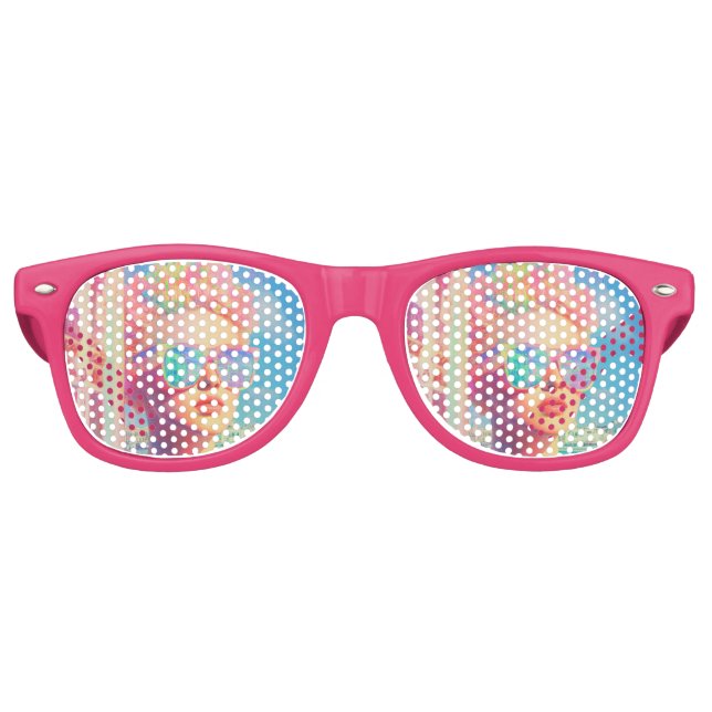Belleza costera neón con gafas de sol (Anverso)
