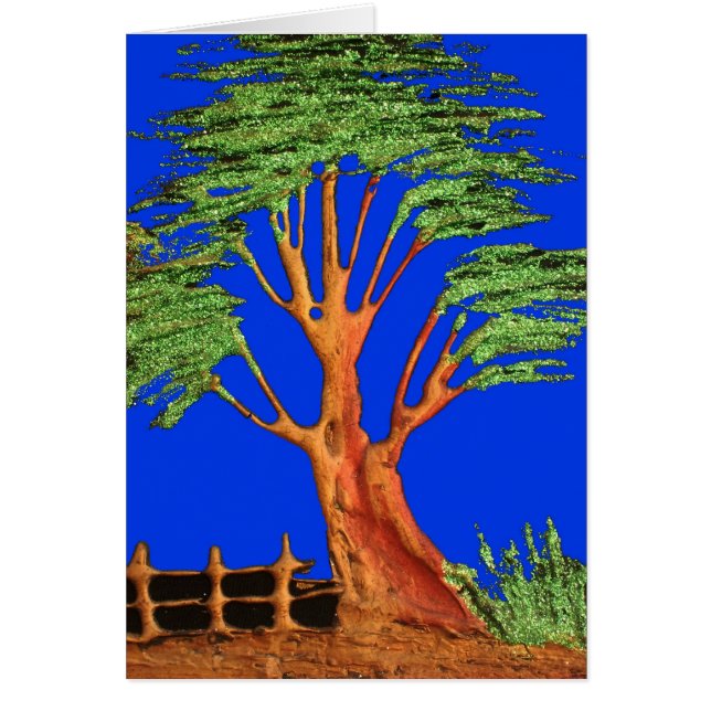 Belleza de Acacia en África: Serenidad Serengeti. (Frente)