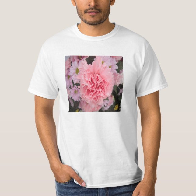 Belleza de Carnación rosada de camisetas (Anverso)