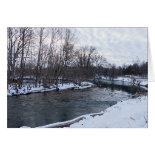 Belleza de nieve Río James