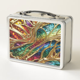 Belleza de oro y gemas #624 - Lunchbox Metalizado