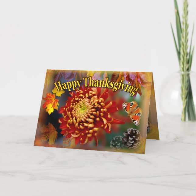 Belleza de otoño ~ Tarjeta de acción de gracias (Anverso)