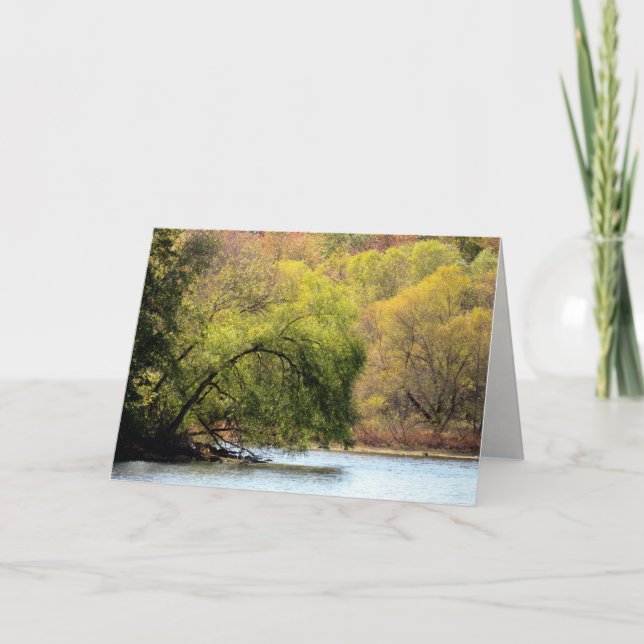 Belleza de otoño - Tarjeta de cumpleaños (Anverso)