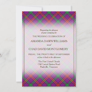 Belleza de Tartán Clan Montgomery Plaid Escocés