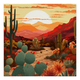 Belleza del desierto #1 Poster