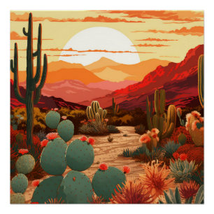 Belleza del desierto #1 Poster